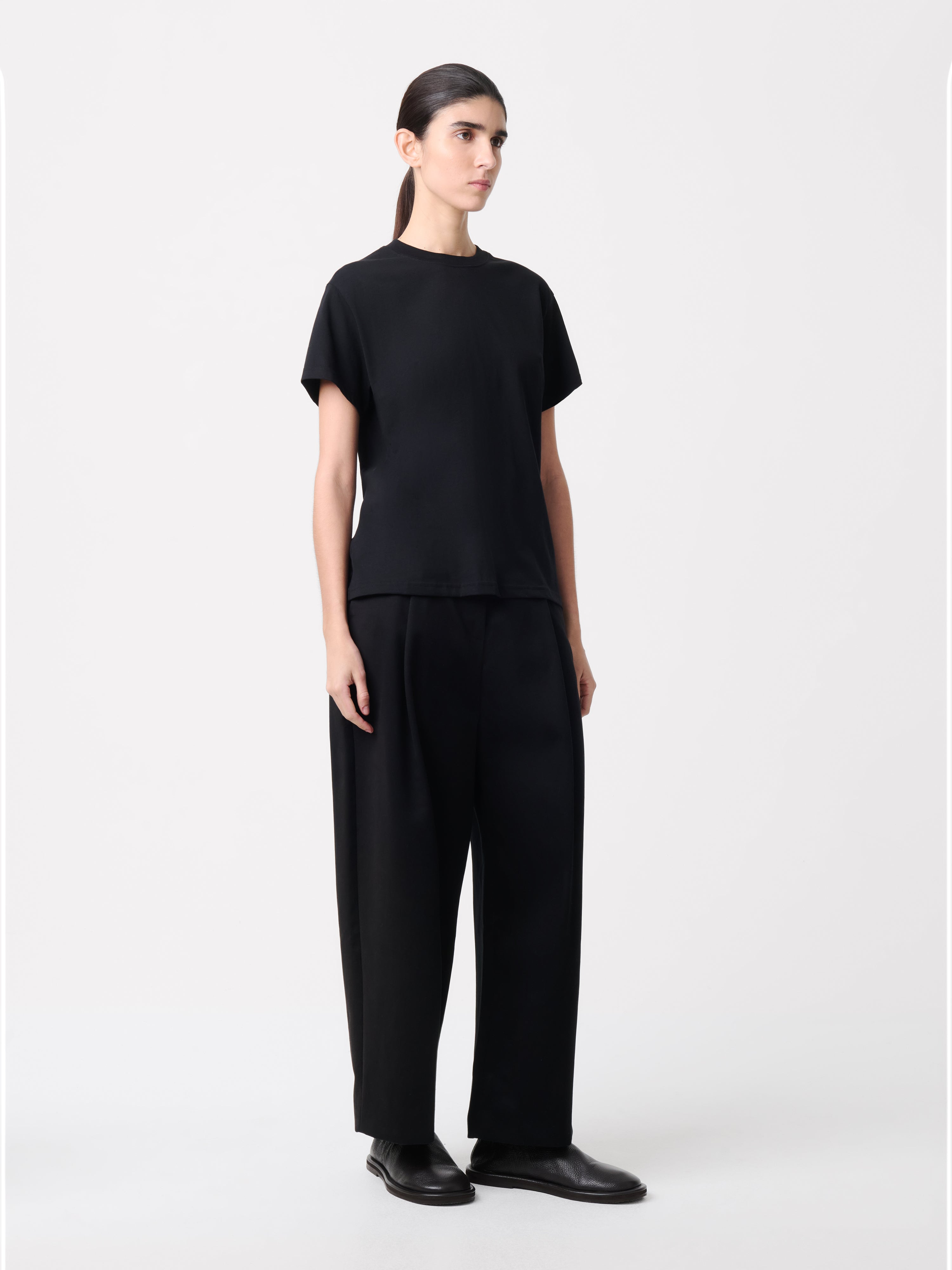 Dordoni Pleated Pant in Black – Studio Nicholson