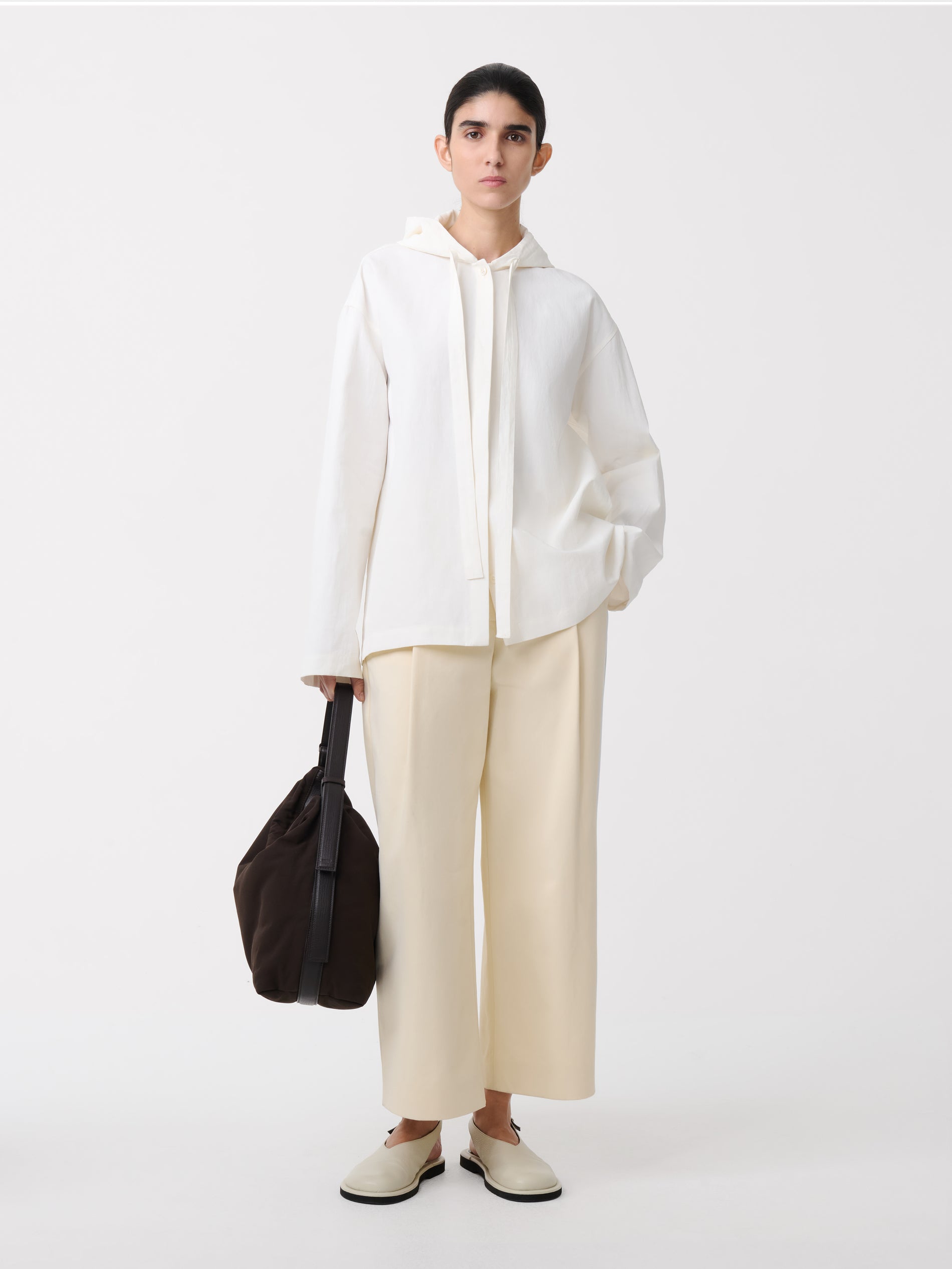 Dordoni Pleated Pant in Cream