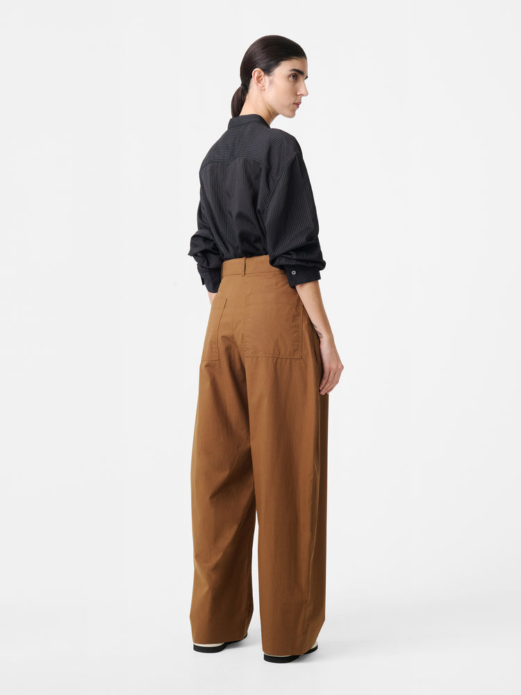 Doring Cotton Pant in Almond