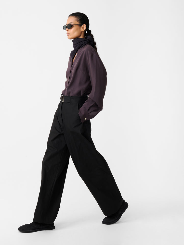 Isos Knit Scarf in Pewter