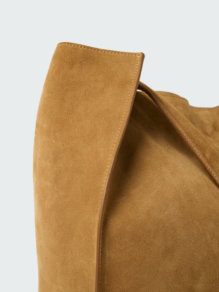 Doublet Suede Bag in Sand