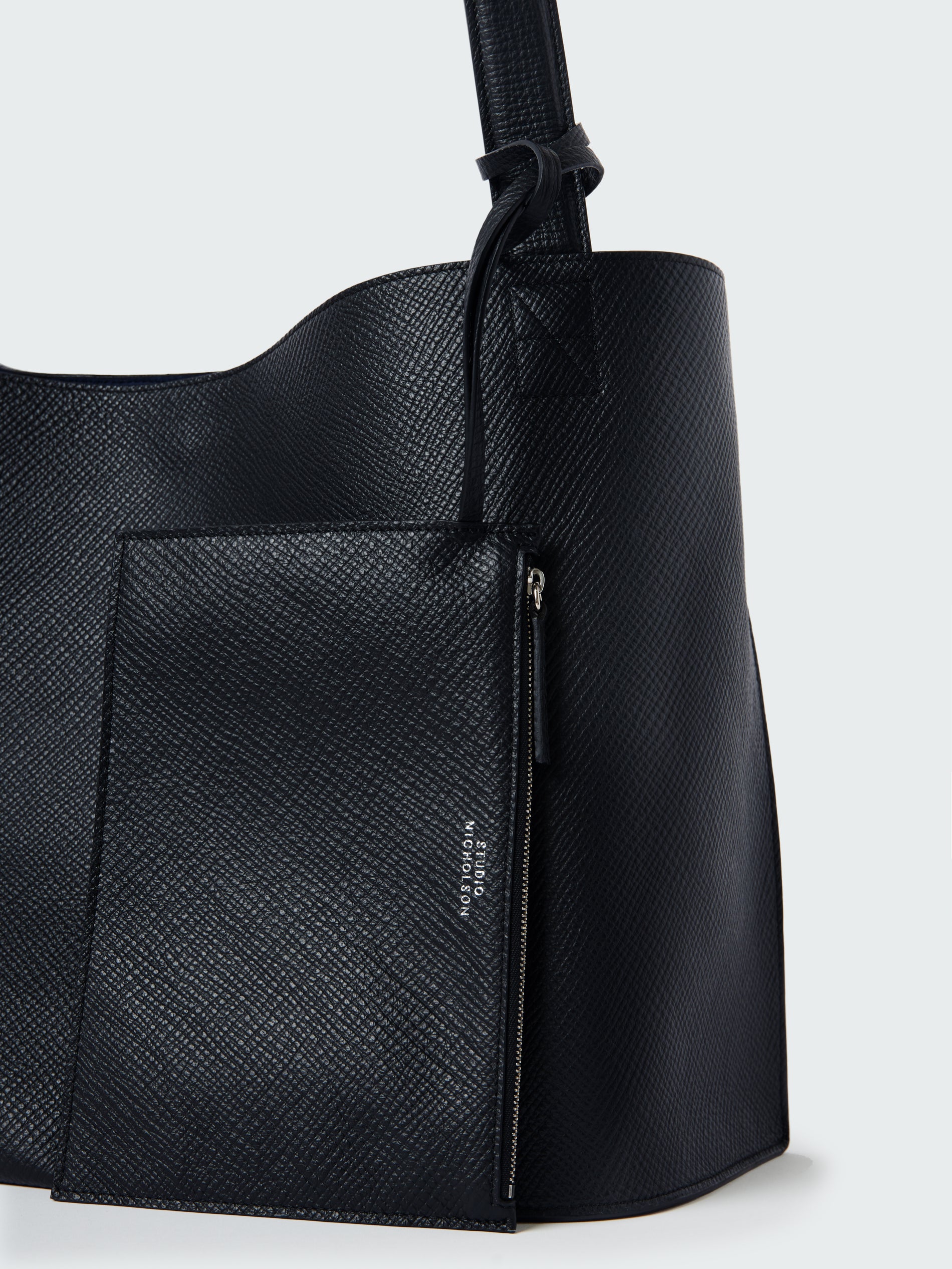 Doublet Leather Bag in Black - Studio Nicholson