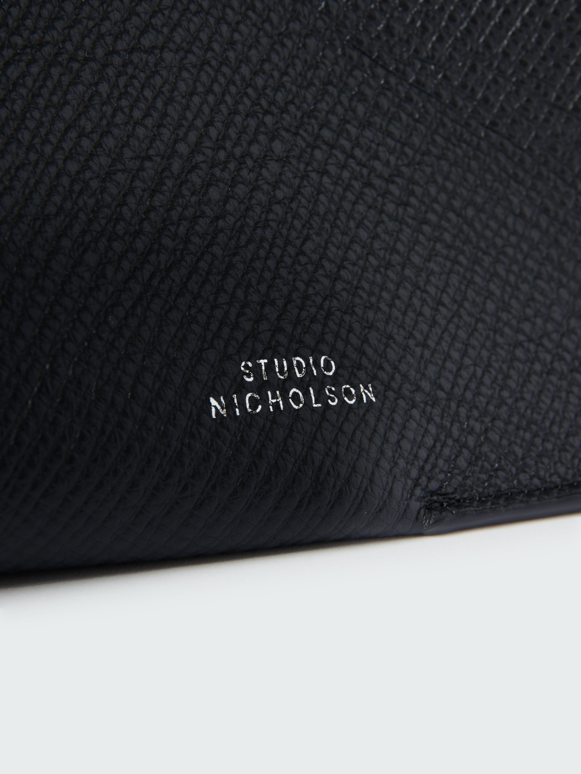 Doublet Leather Bag in Black - Studio Nicholson