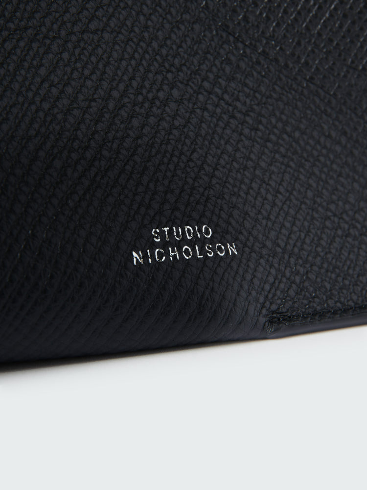 Doublet Leather Bag in Black