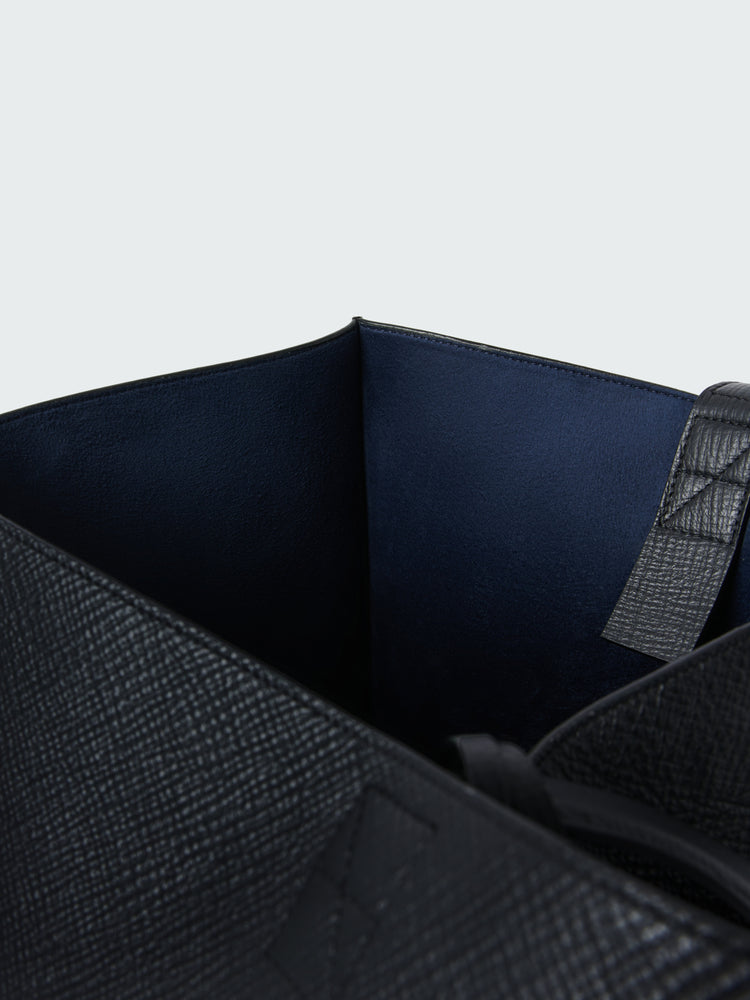 Doublet Leather Bag in Black