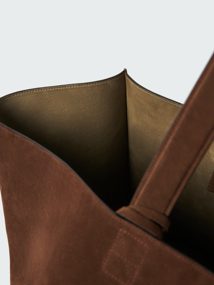 Doublet Suede Bag in Cocoa