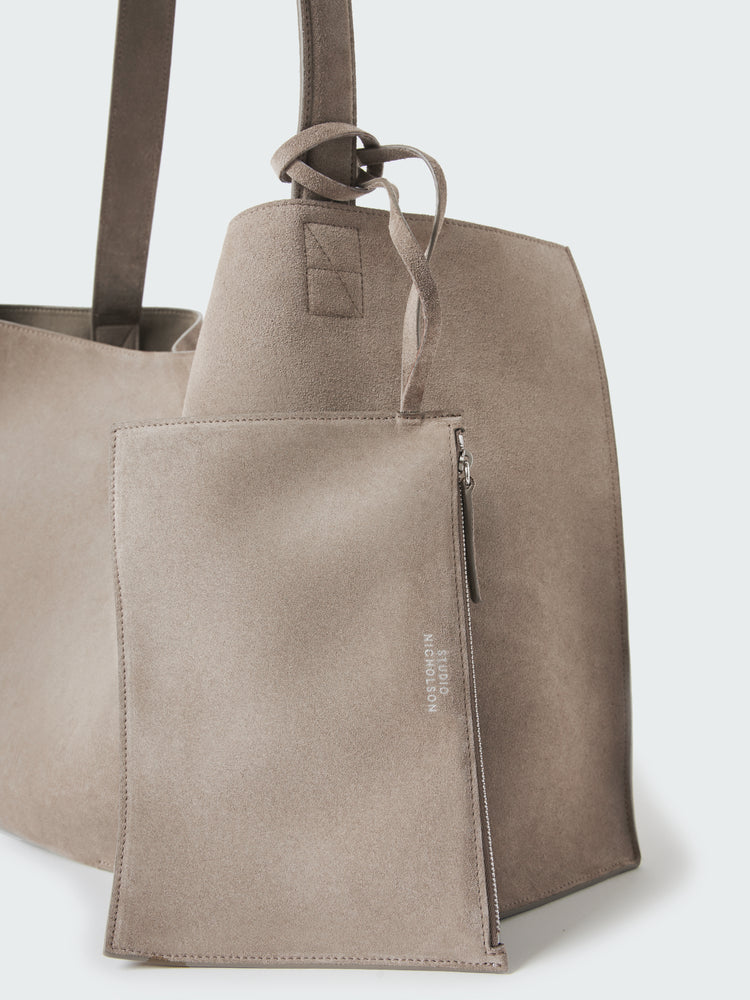 Doublet Suede Bag in Clay