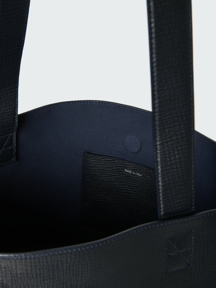 Doublet Type 2 Leather Bag in Darkest Navy