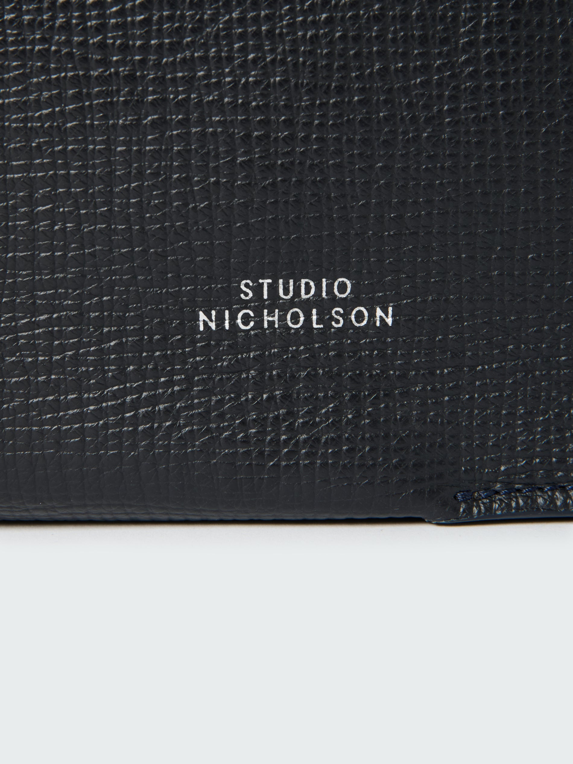 Doublet Type 2 Leather Bag in Darkest Navy
