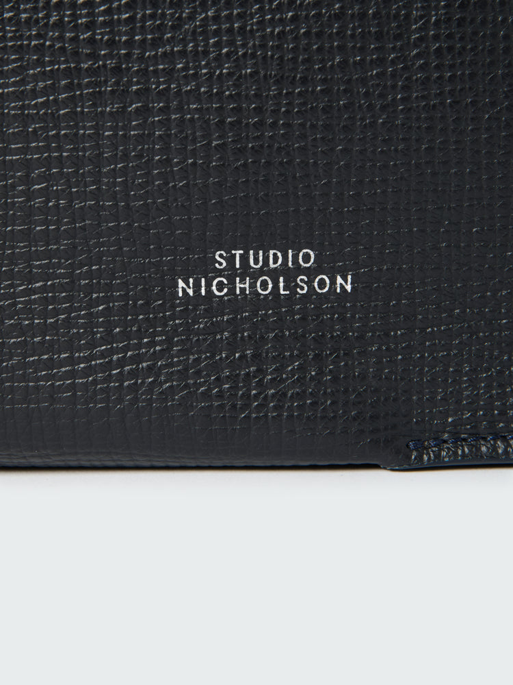 Doublet Type 2 Leather Bag in Darkest Navy