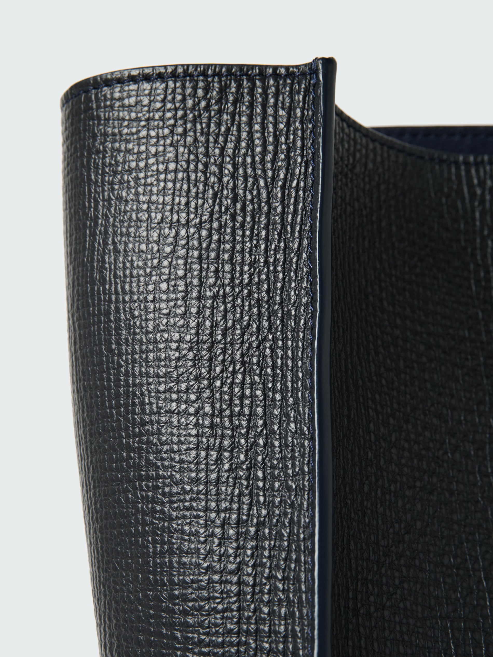 Doublet Type 2 Leather Bag in Darkest Navy