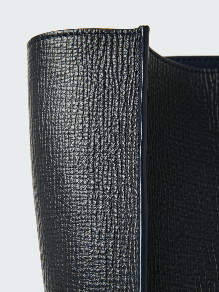 Doublet Type 2 Leather Bag in Darkest Navy