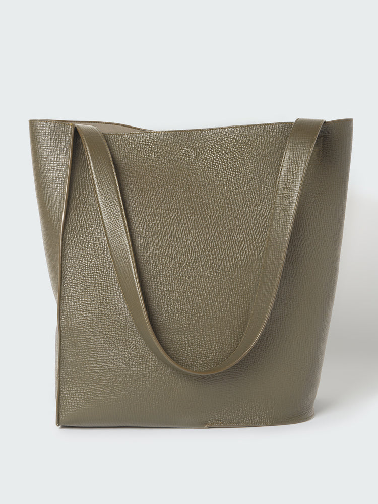 Doublet Type 2 Leather Bag in Elephant