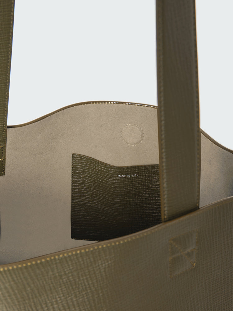 Doublet Type 2 Leather Bag in Elephant