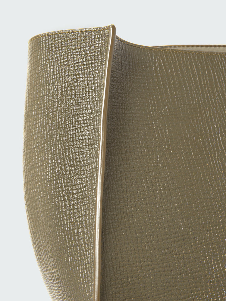 Doublet Type 2 Leather Bag in Elephant