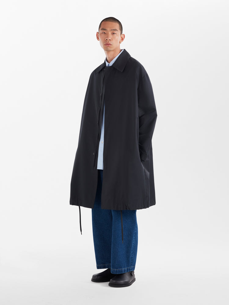 Drive Coat in Dark Navy