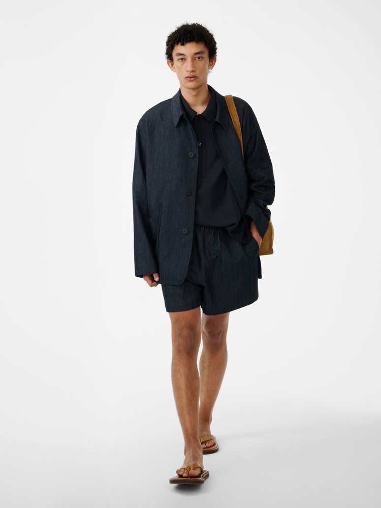 Elio Short in Indigo - Studio Nicholson