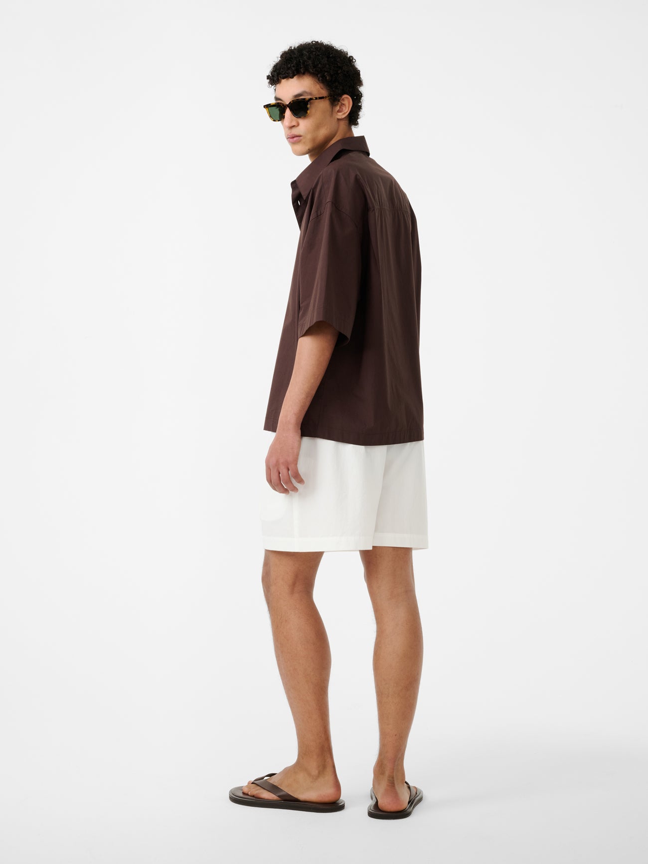 Elio Short in Optic White - Studio Nicholson