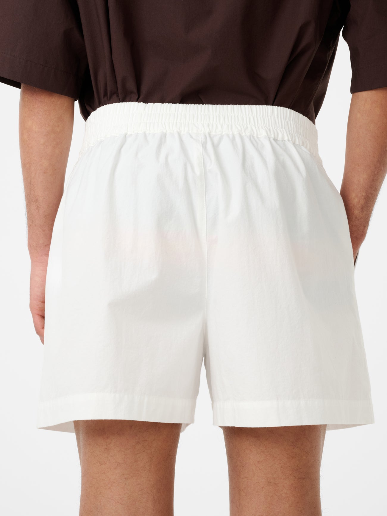 Elio Short in Optic White - Studio Nicholson