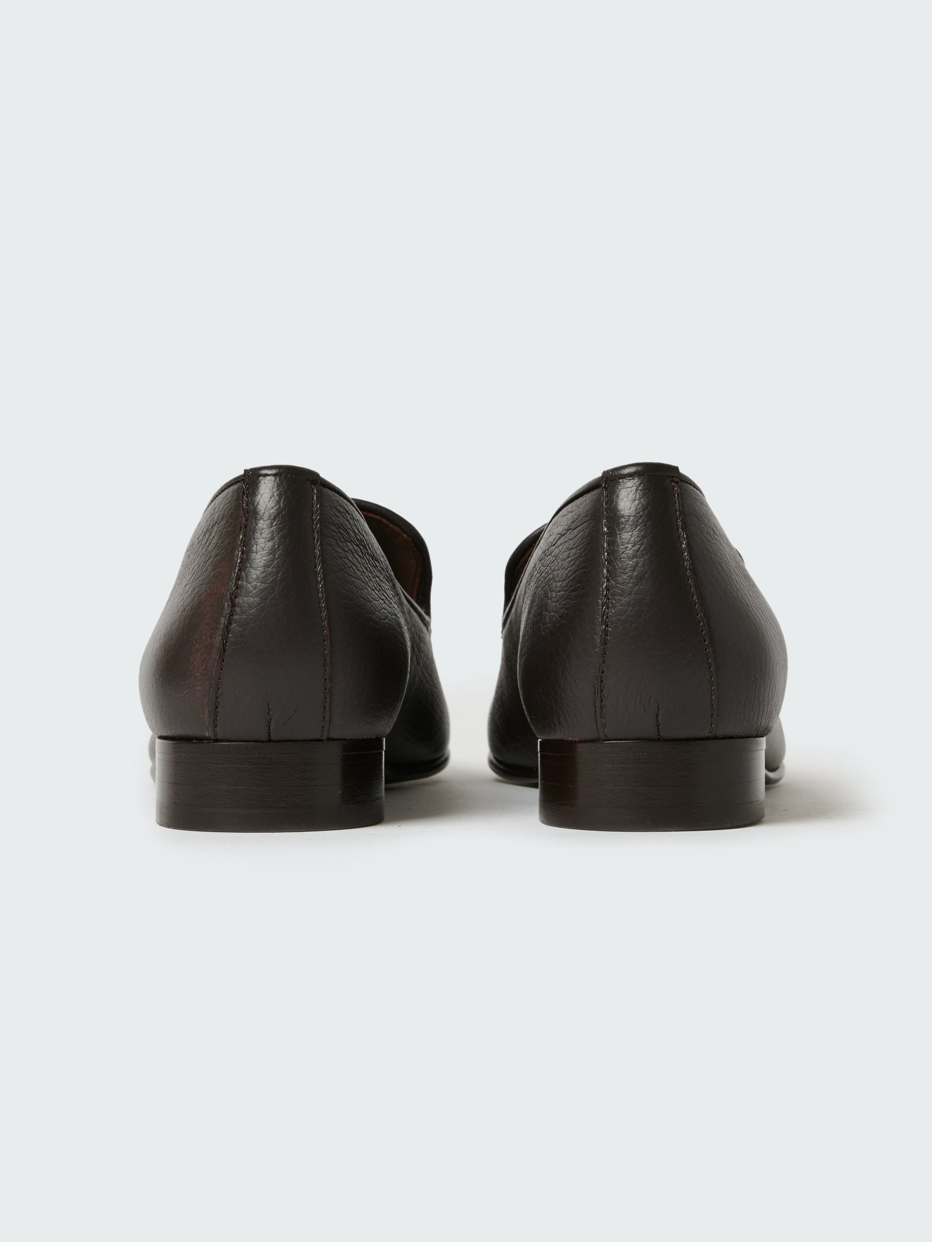 Elkann Leather Loafer in Brown