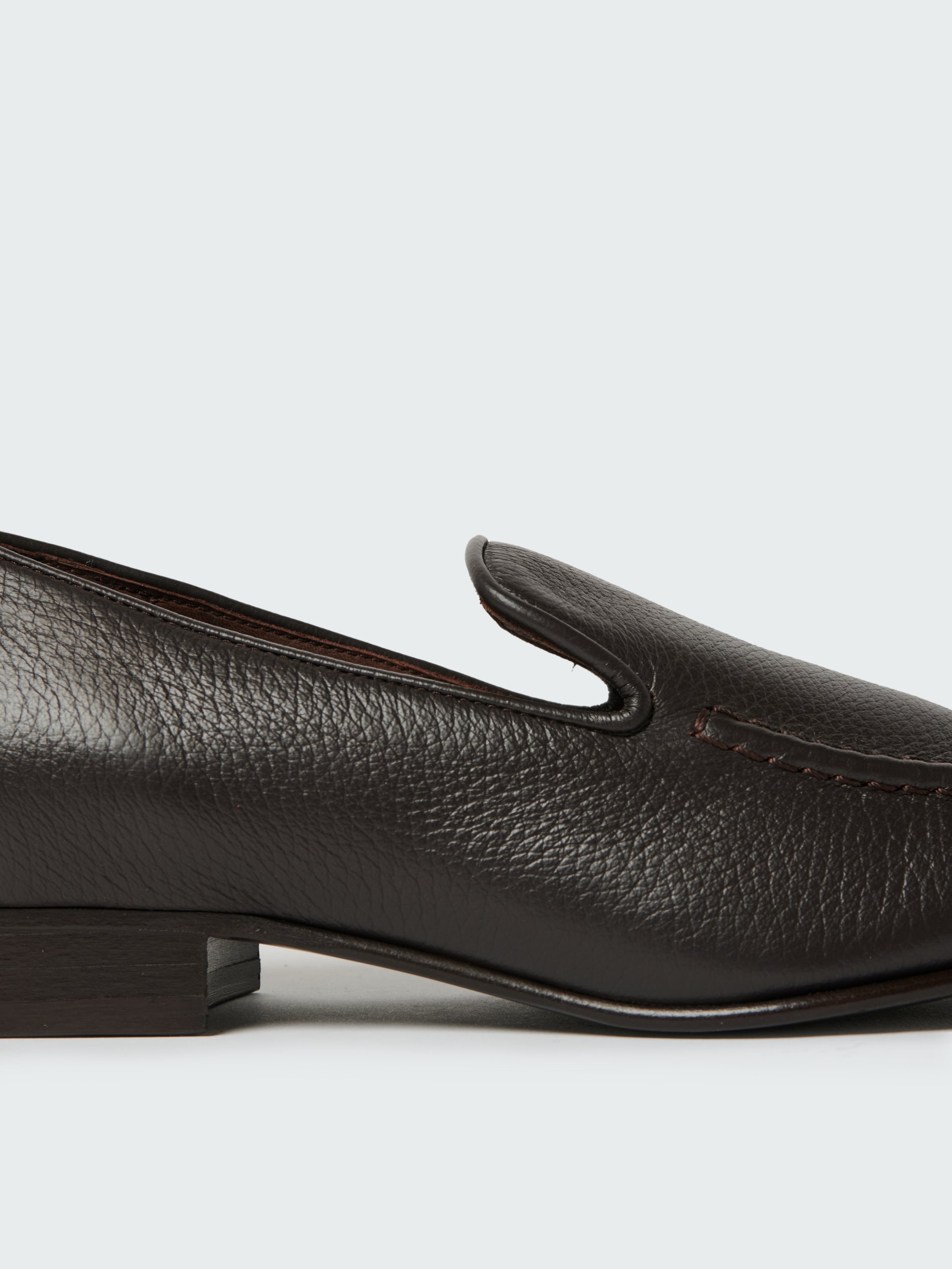 Elkann Leather Loafer in Brown