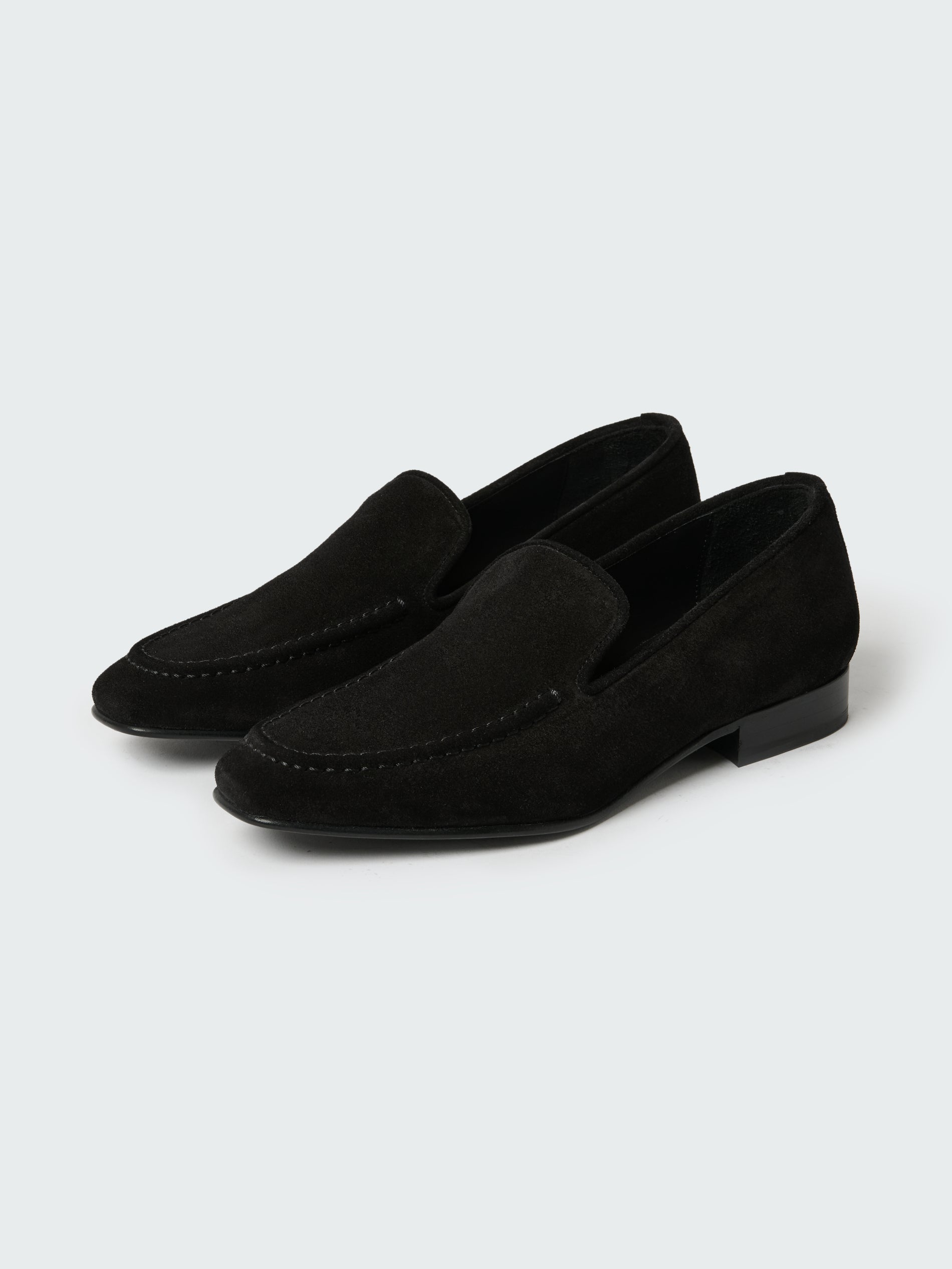 Elkann Suede Loafer in Black