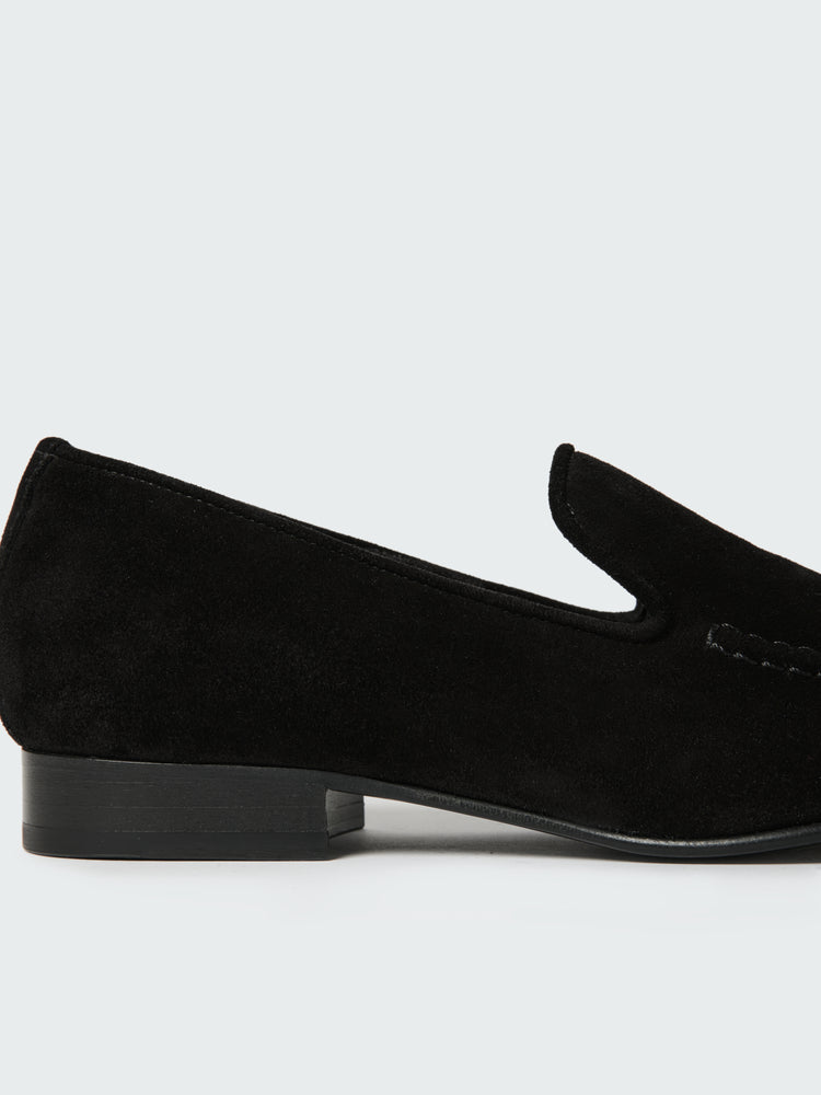 Elkann Suede Shoe in Black