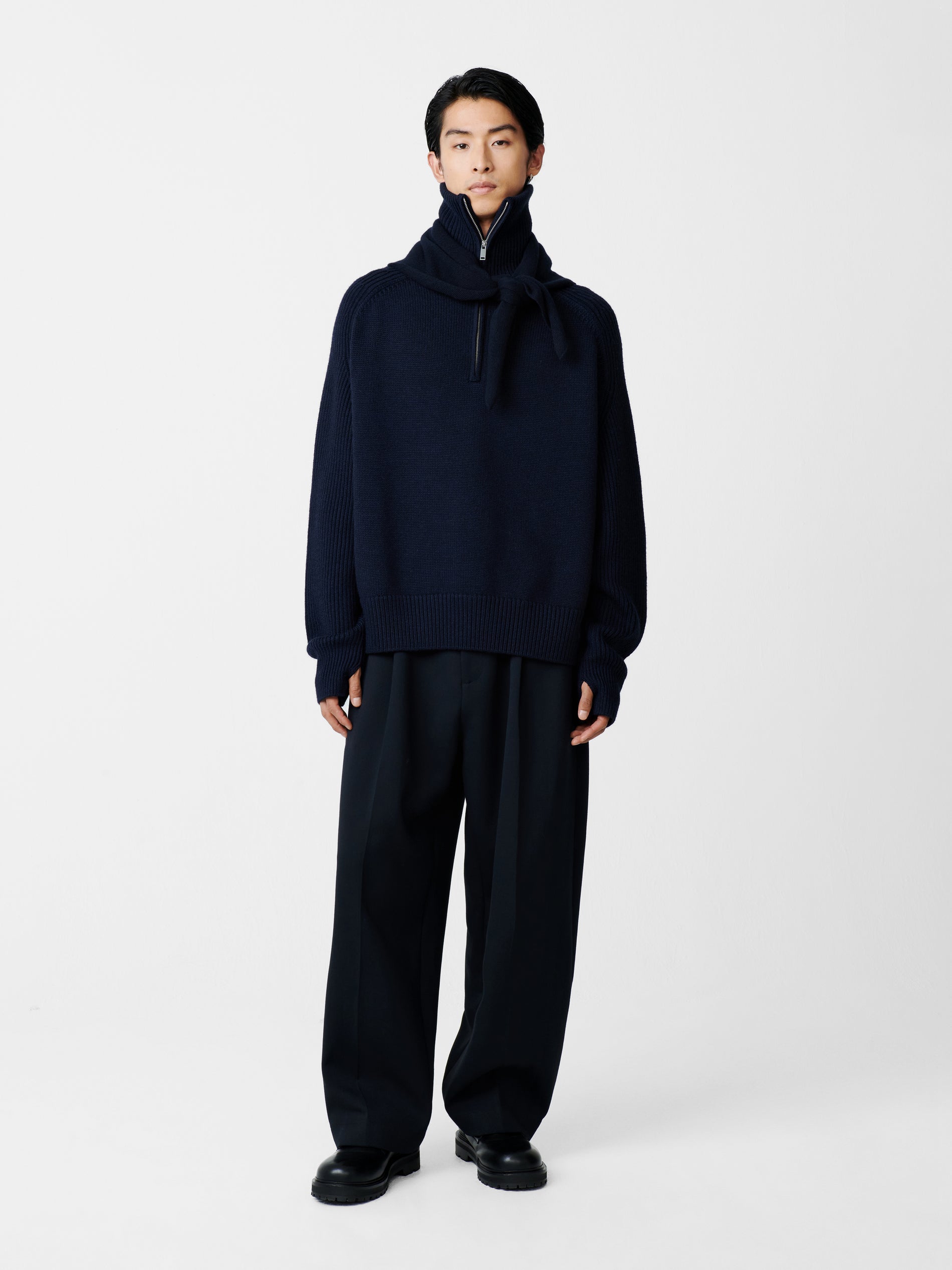 Ellis Pant in Darkest Navy - Studio Nicholson