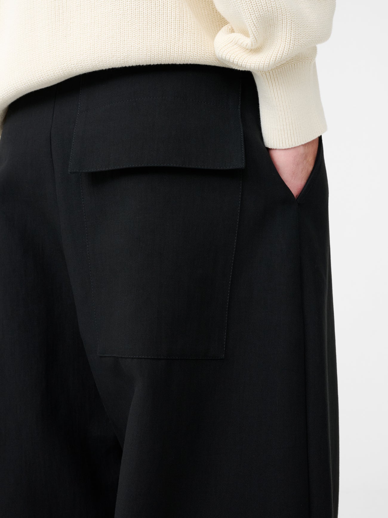 Ellis Pant in Black - Studio Nicholson