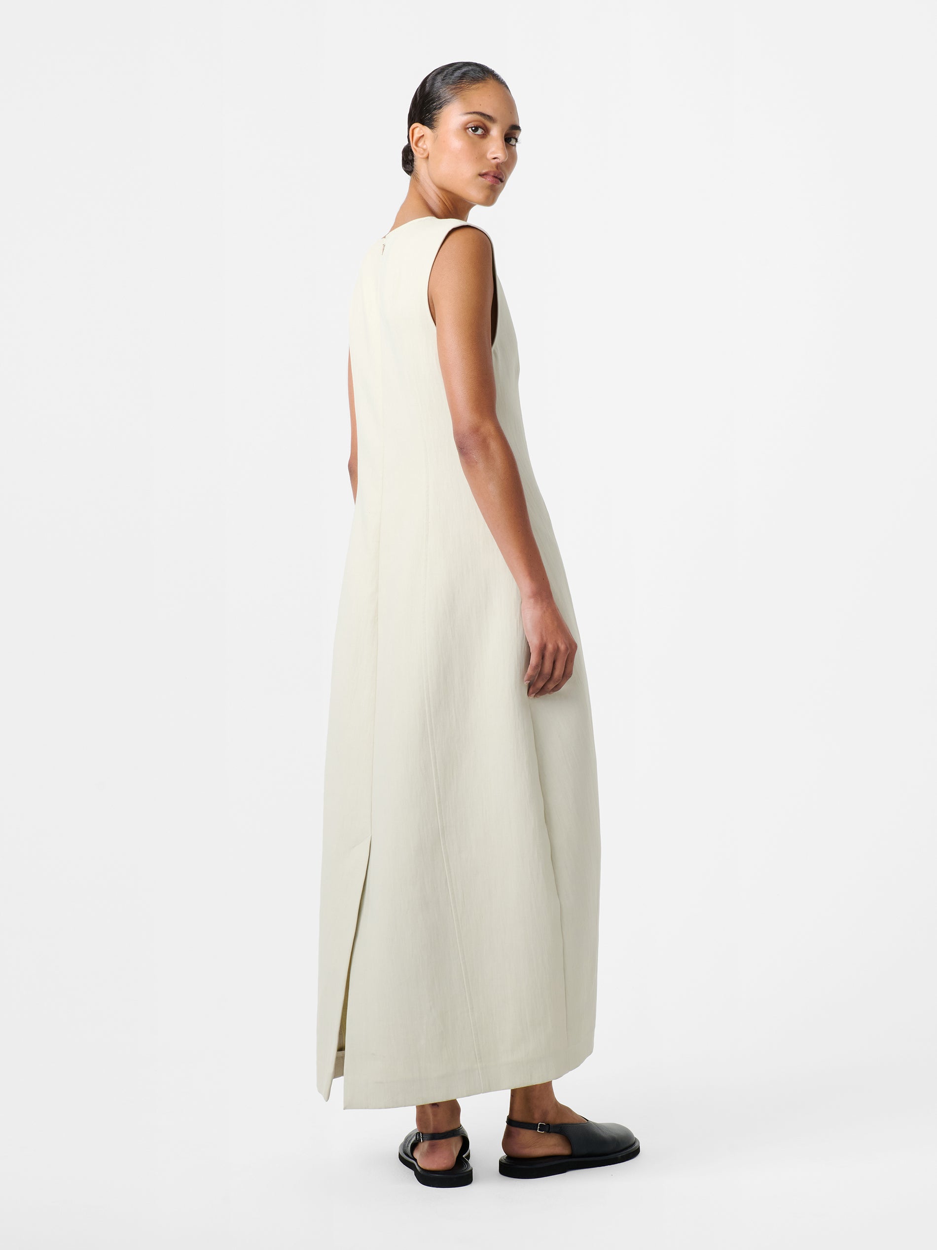 Enna Dress in Dove - Studio Nicholson