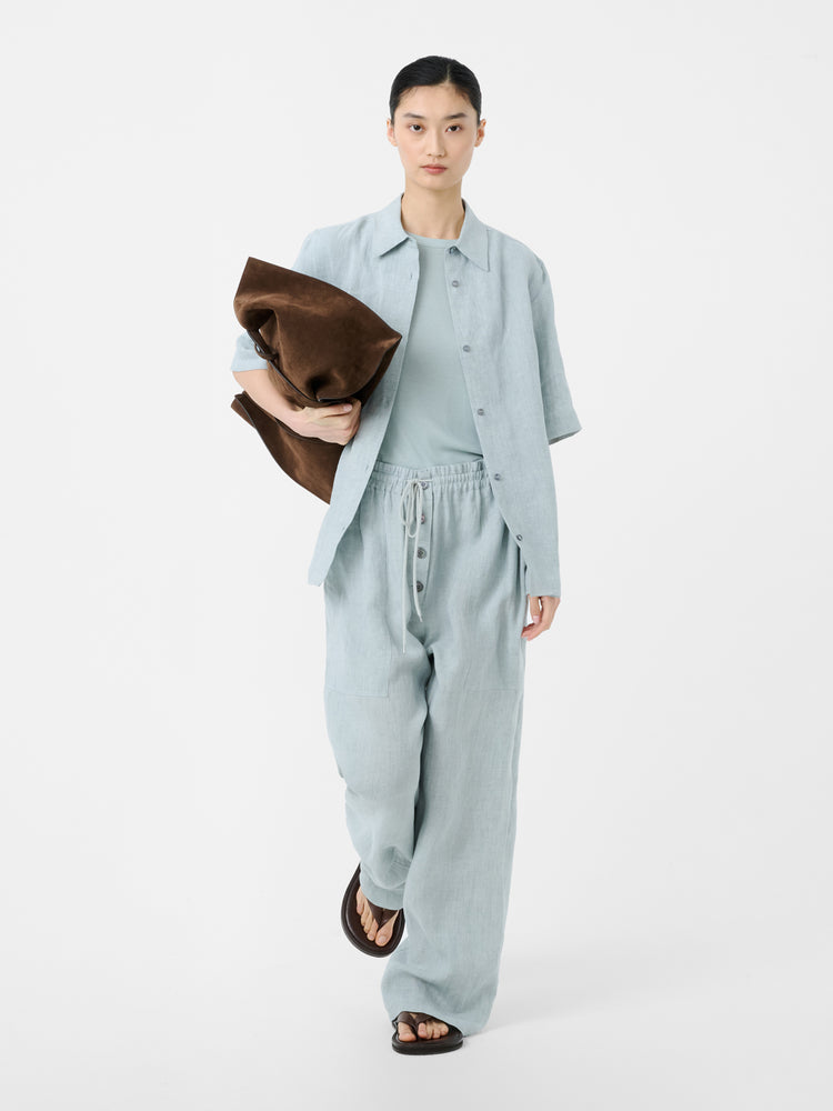 Estes Shirt in Spearmint - Studio Nicholson