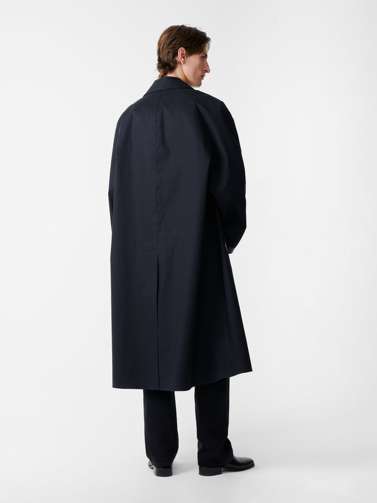 SN x Mackintosh Ettrick Mac Coat in Navy