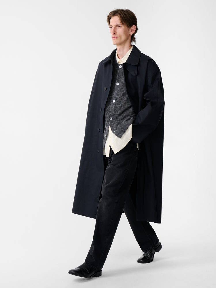 SN x Mackintosh Ettrick Mac Coat in Navy