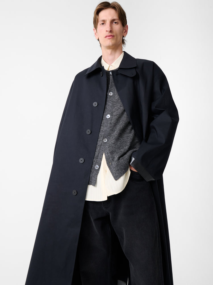 SN x Mackintosh Ettrick Mac Coat in Navy
