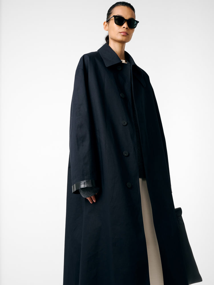 SN x Mackintosh Ettrick Mac Coat in Navy