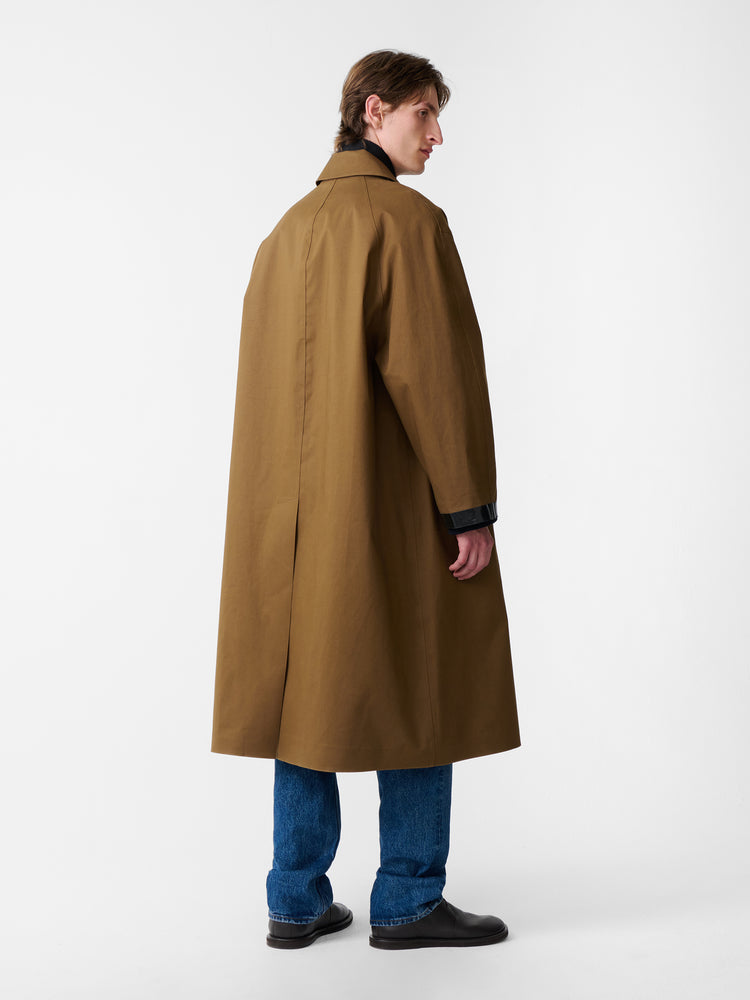 SN x Mackintosh Ettrick Mac Coat in Peat