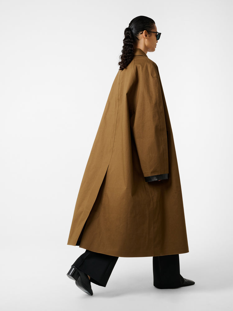 SN x Mackintosh Ettrick Mac Coat in Peat