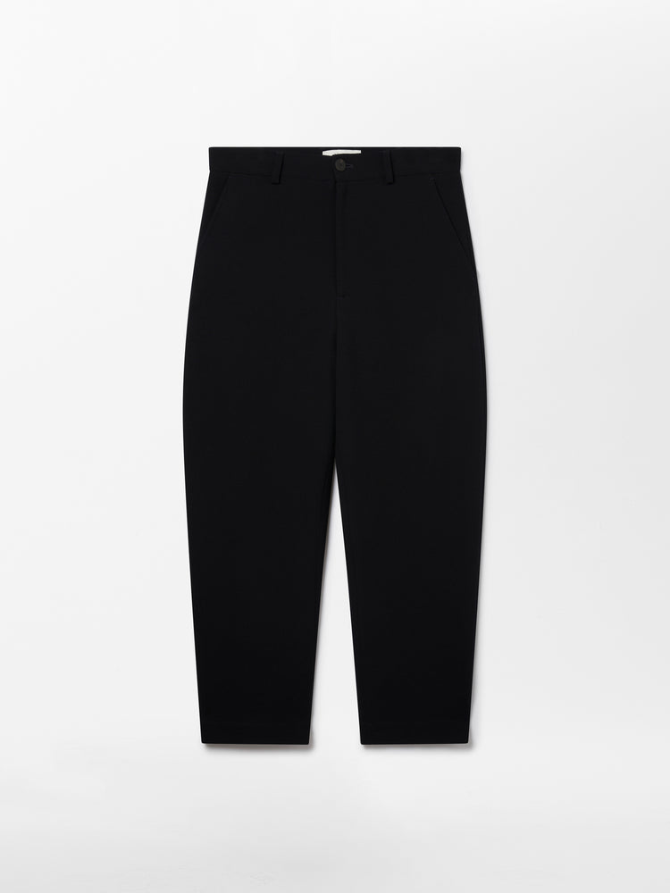 Ezra Crepe Pant in Darkest Navy