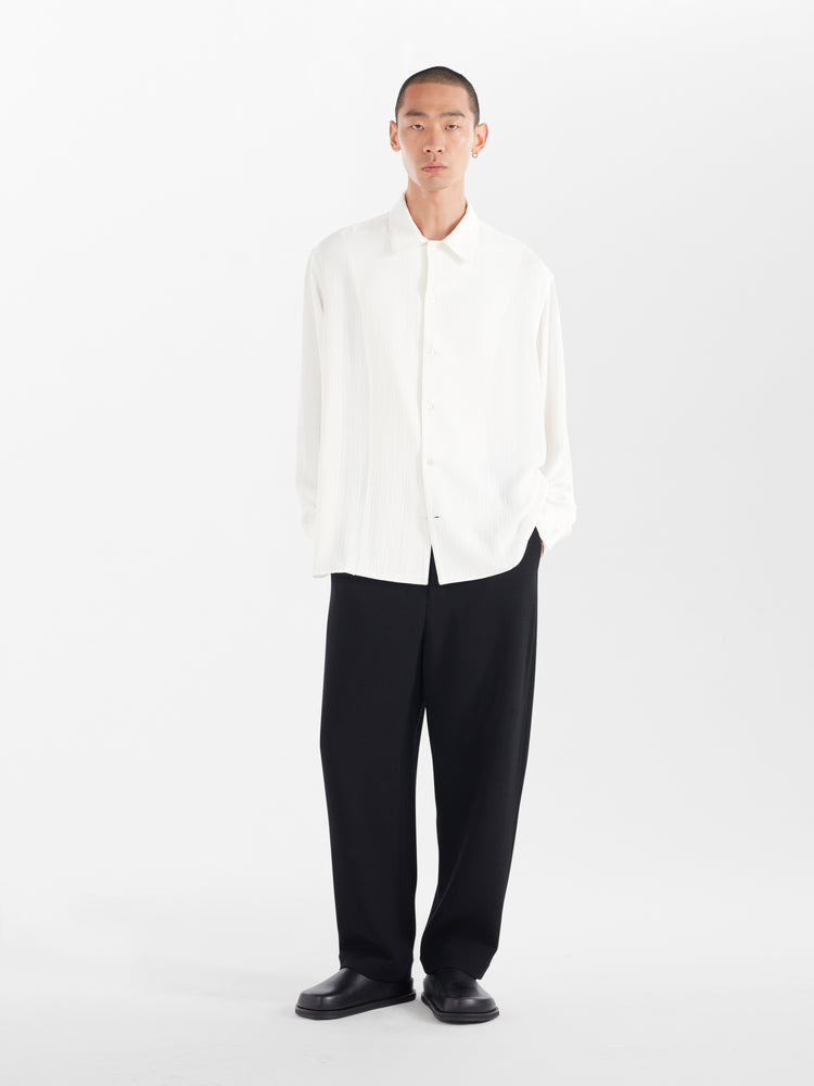 Ezra Crepe Pant in Darkest Navy
