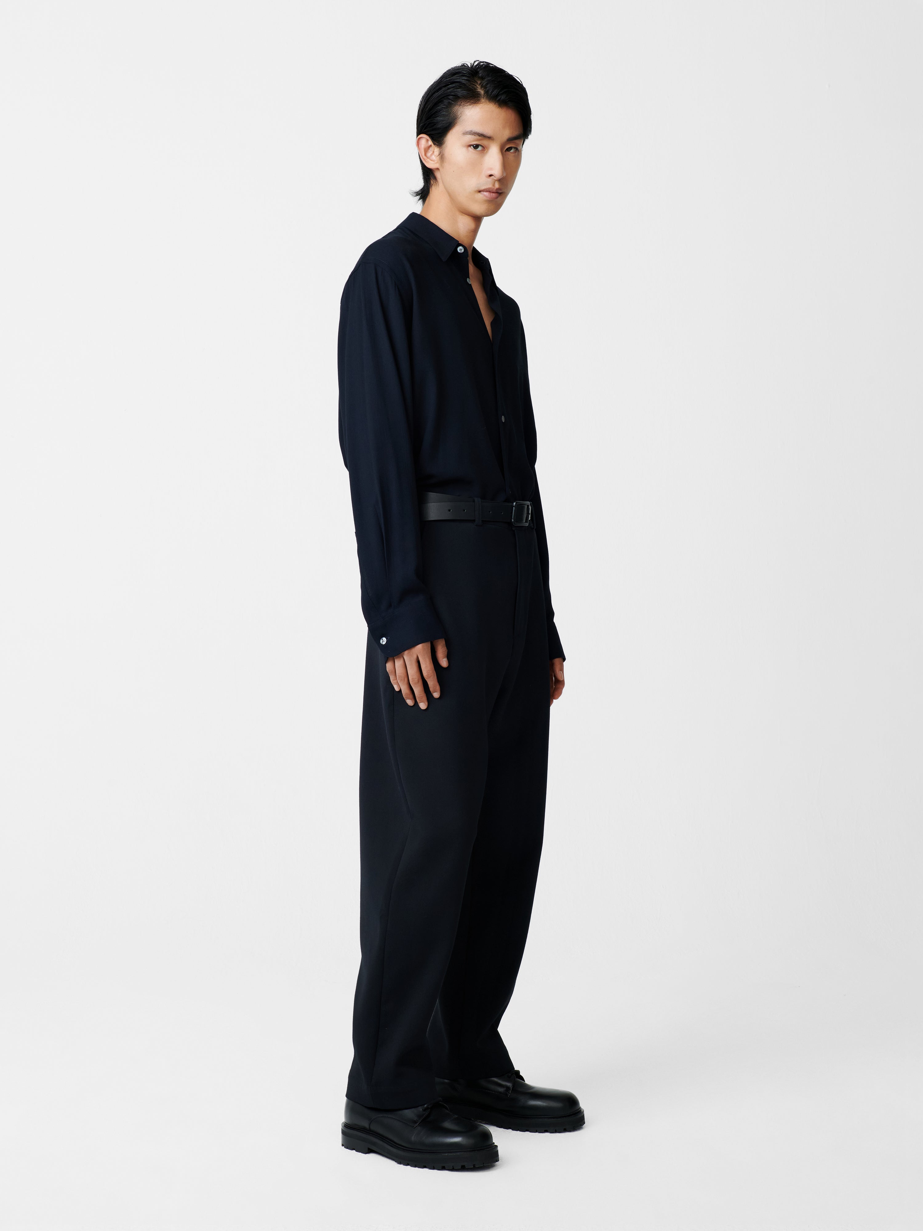 Ezra Pant in Darkest Navy | Tailored Trouser | Studio Nicholson