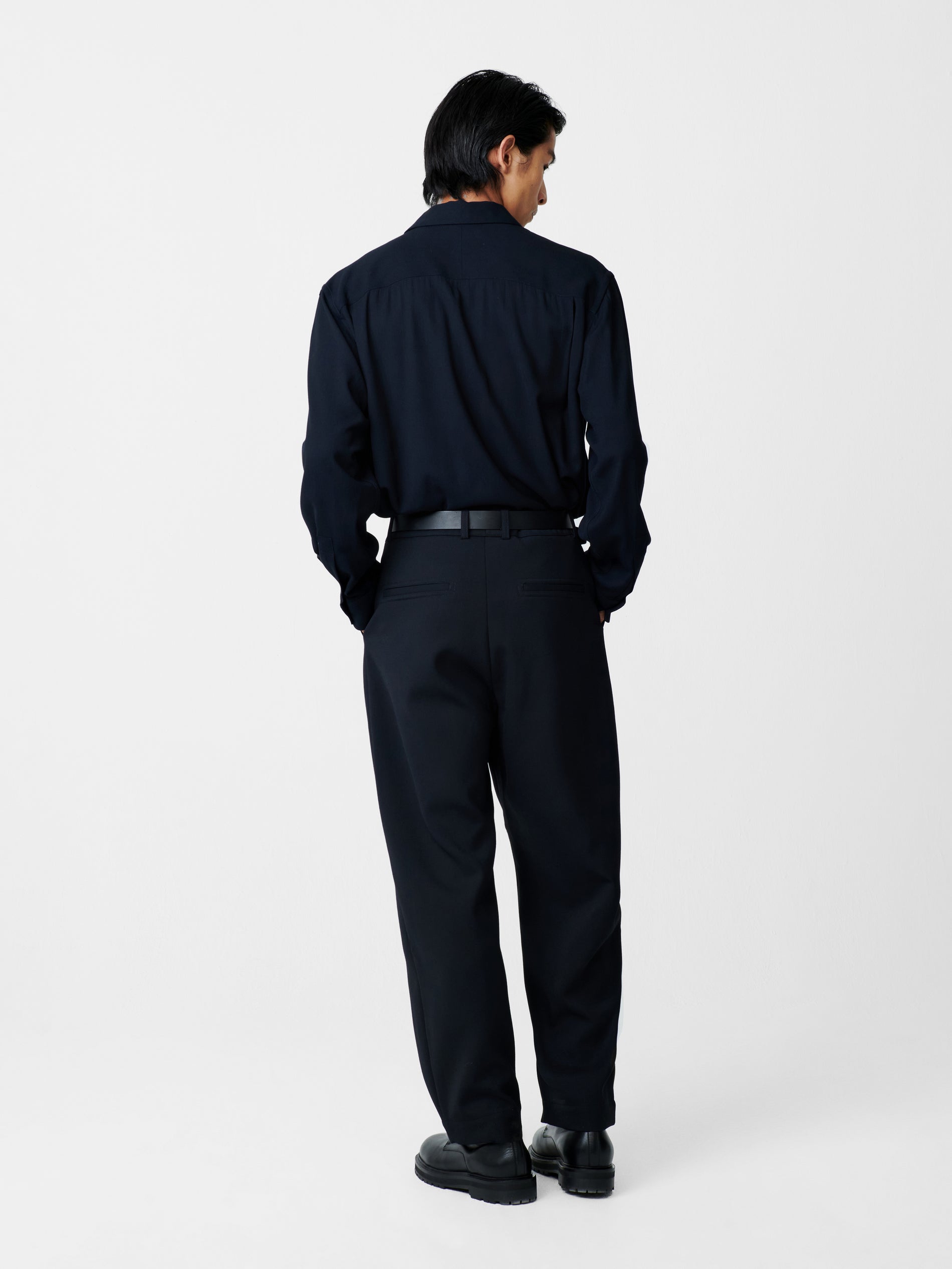 Ezra Pant in Darkest Navy - Studio Nicholson