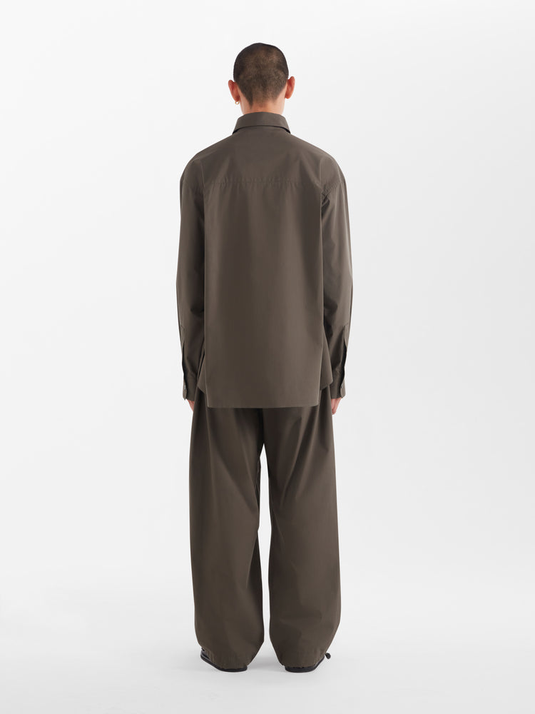 Fann Shirt in Black Olive