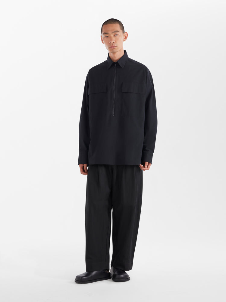Fann Shirt in Darkest Navy