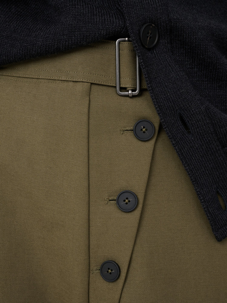 Faron Belted Pant in Utility Green