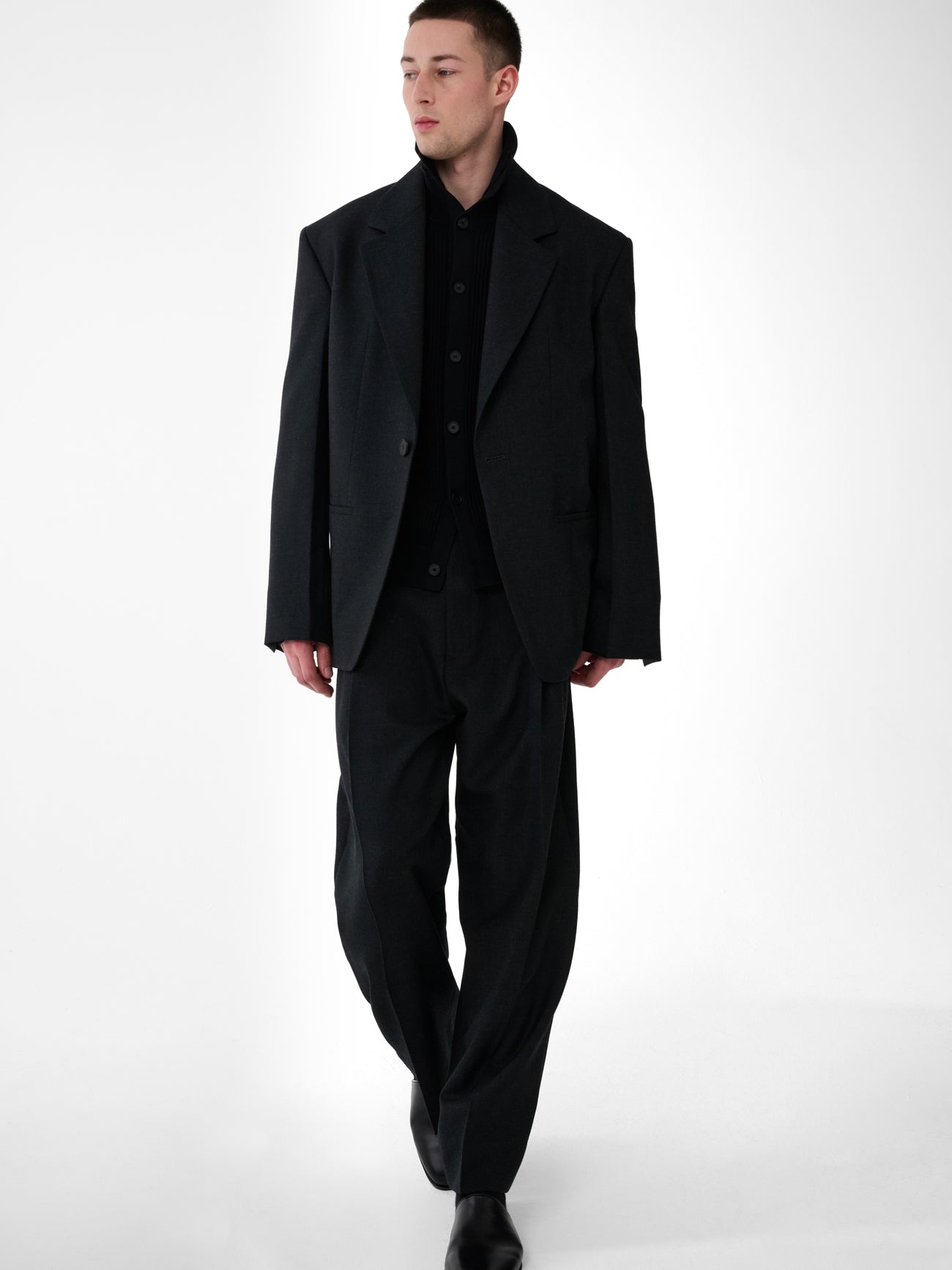 Fenn Wool Jacket in Flint