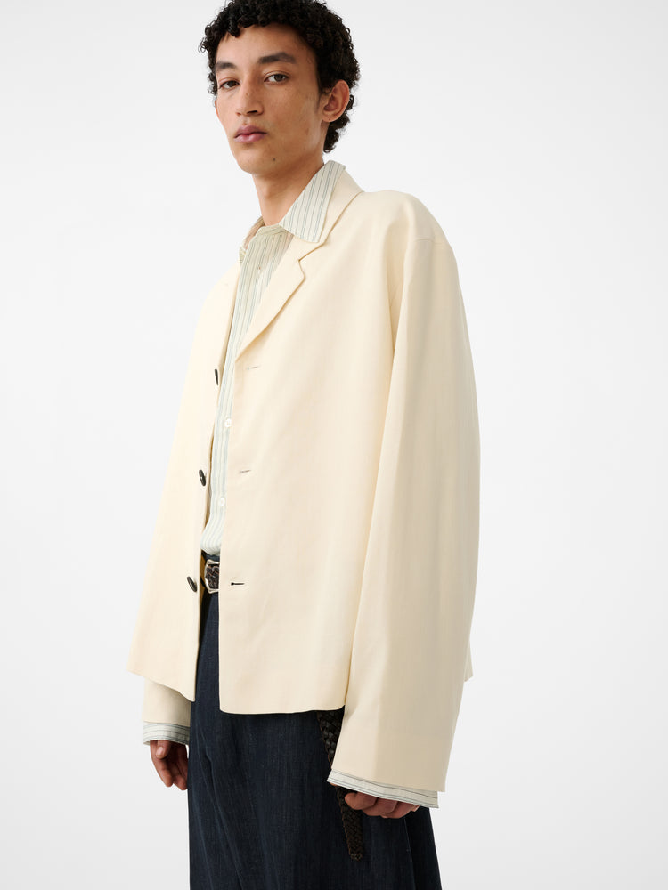 Ferro Jacket in Antique White - Studio Nicholson