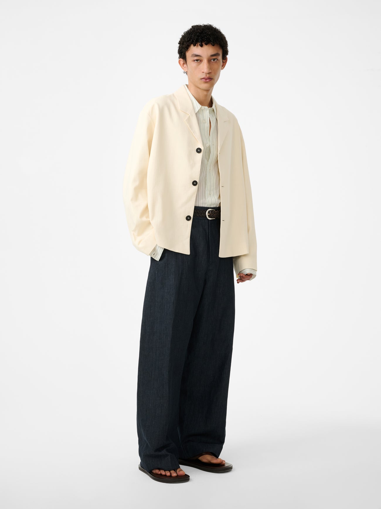 Ferro Jacket in Antique White - Studio Nicholson