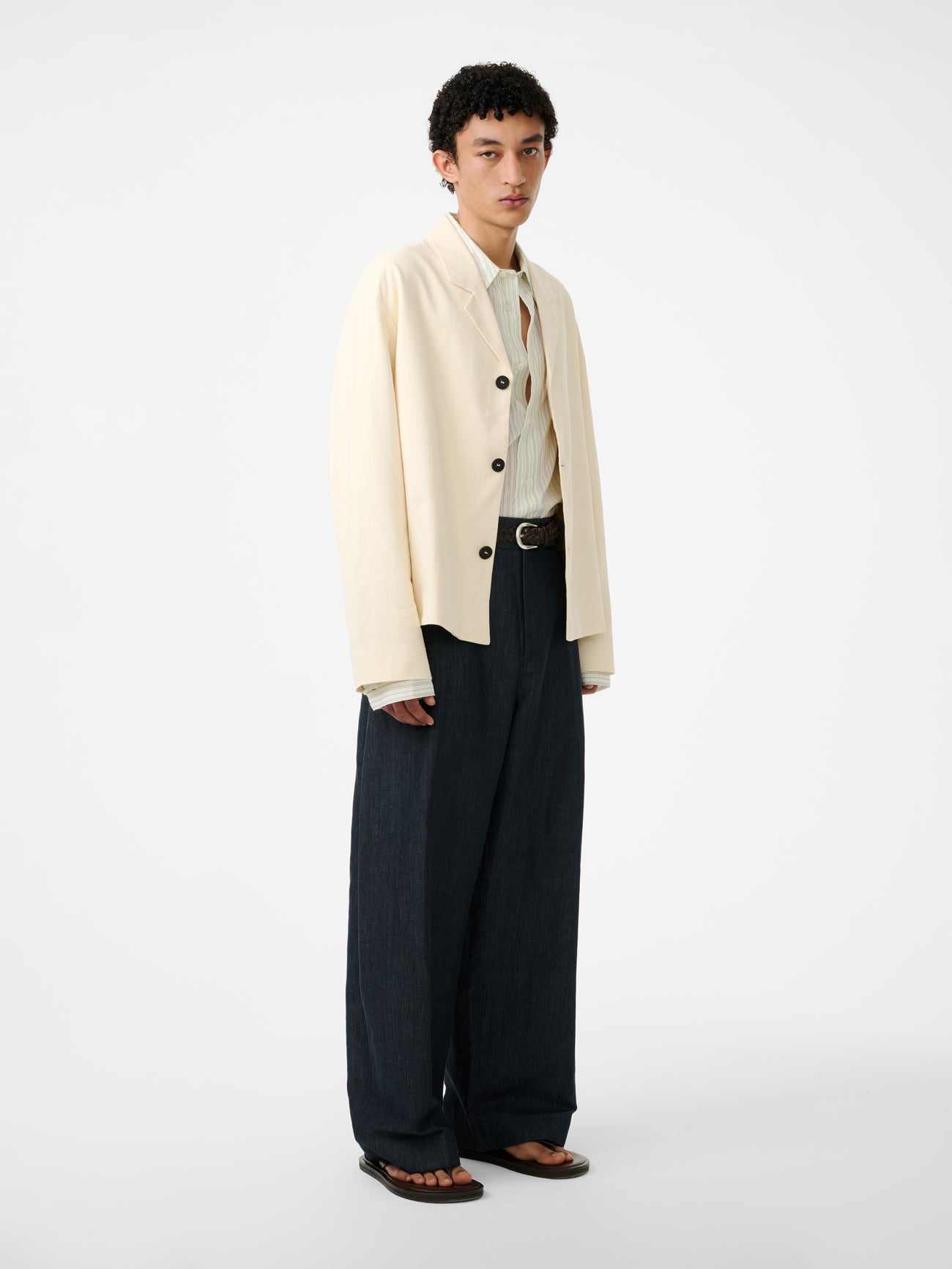 Ferro Jacket in Antique White - Studio Nicholson
