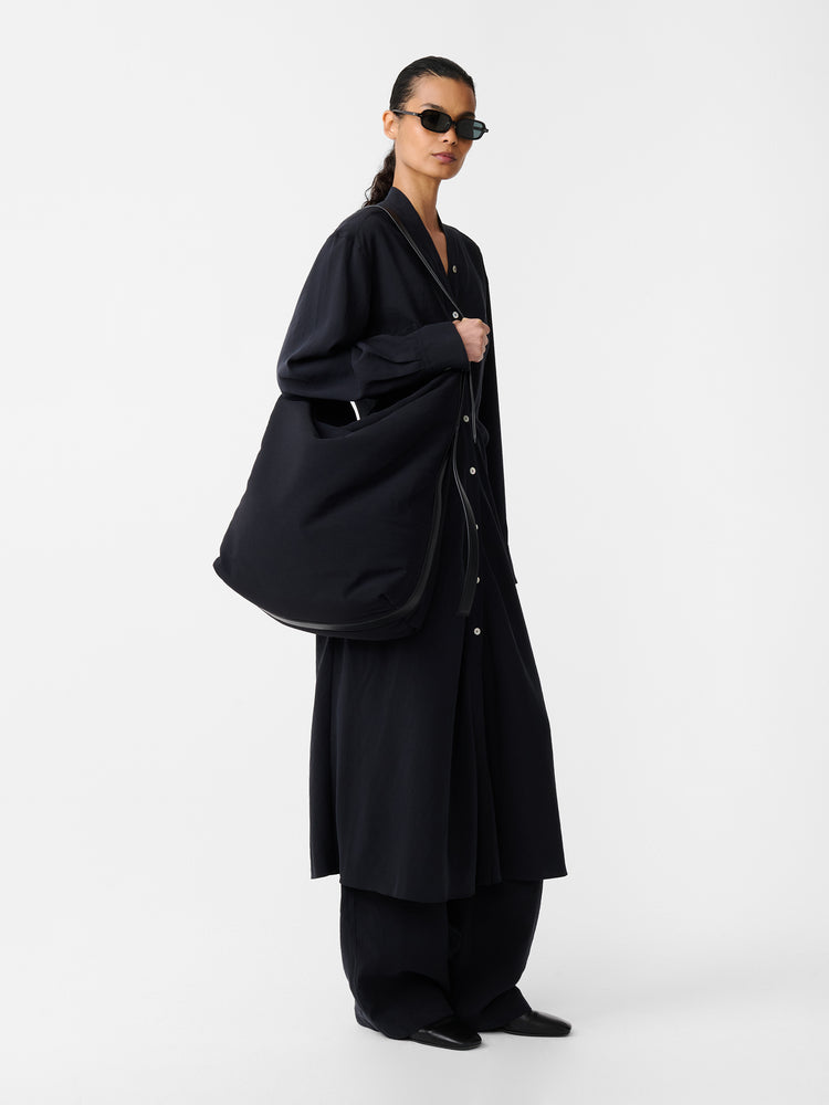 Fiore Dress in Darkest Navy