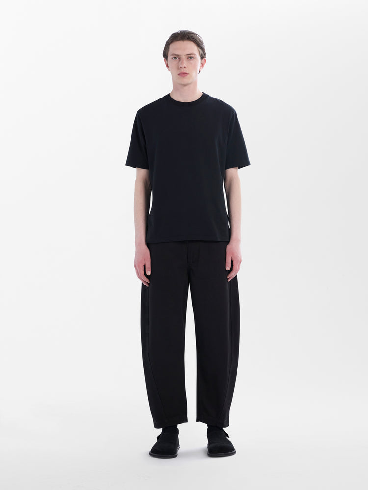 Forth Washed Denim Pant in Black